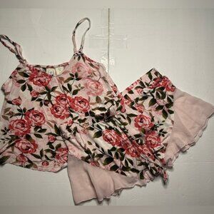 The Prairie by Rachel Ashwell Floral Cami Short Lounge Sleep Set Size Medium